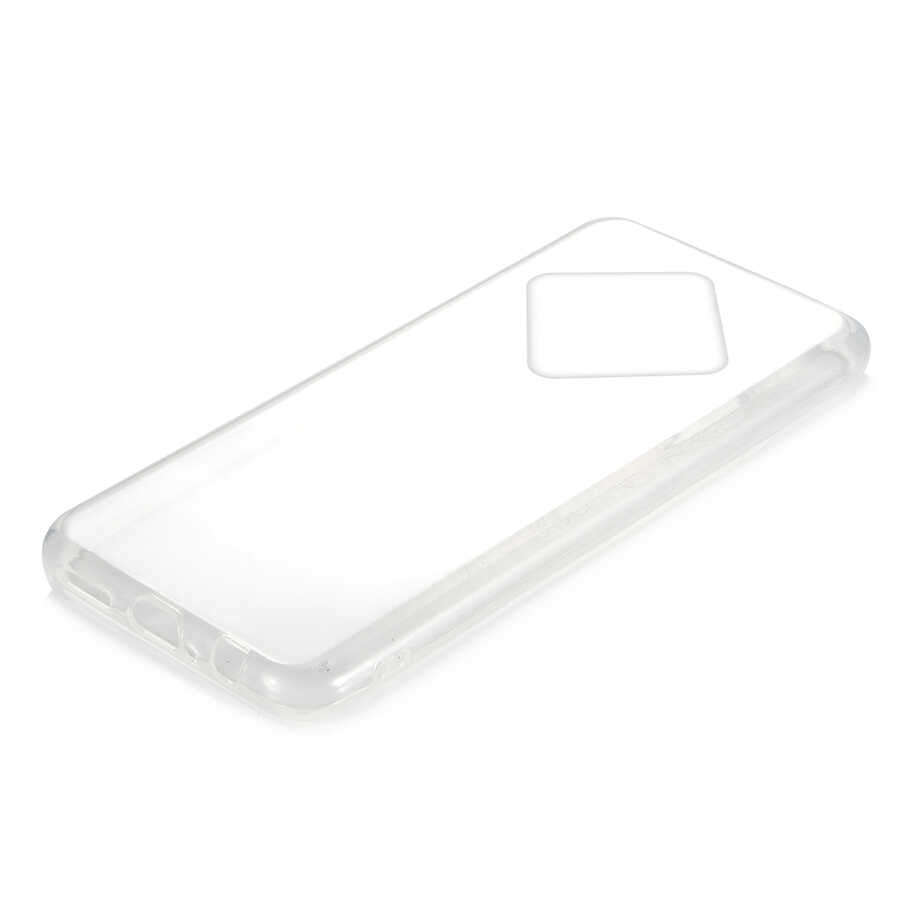 İnfinix Zero 8 Kılıf Zore Süper Silikon Kapak Renksiz