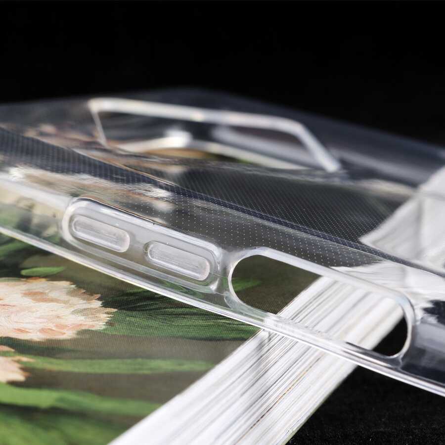 İnfinix Zero 8 Kılıf Zore Süper Silikon Kapak Renksiz