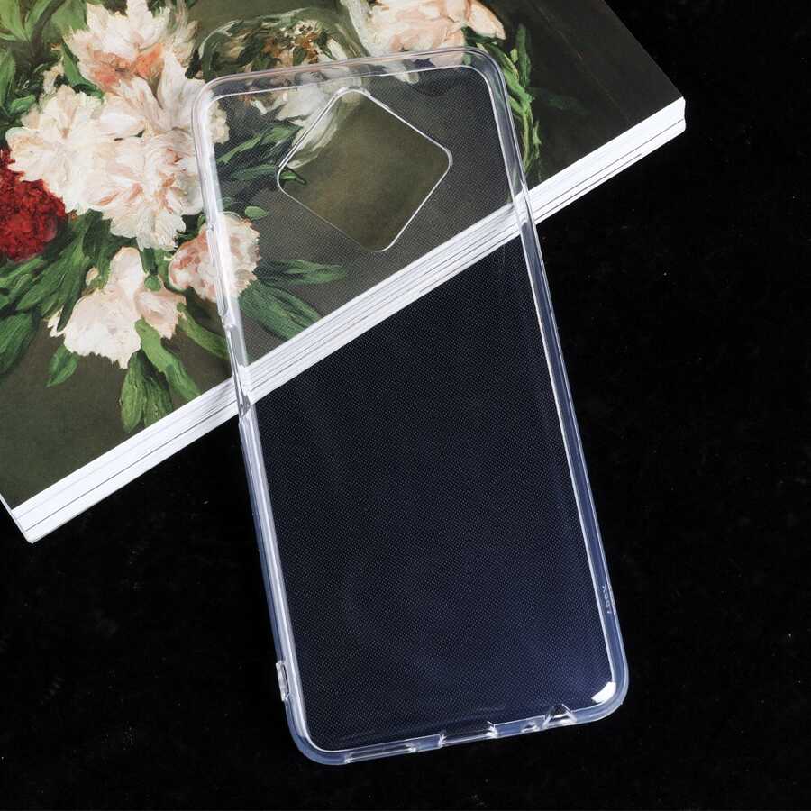 İnfinix Zero 8 Kılıf Zore Süper Silikon Kapak Renksiz