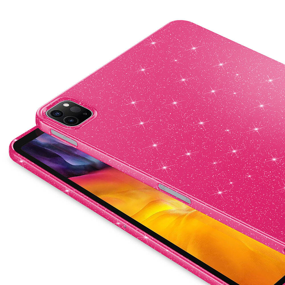iPad Pro 11 2020 (2.Nesil) Simli Parlak Görünümlü Zore Tablet Koton Kılıf Gümüş