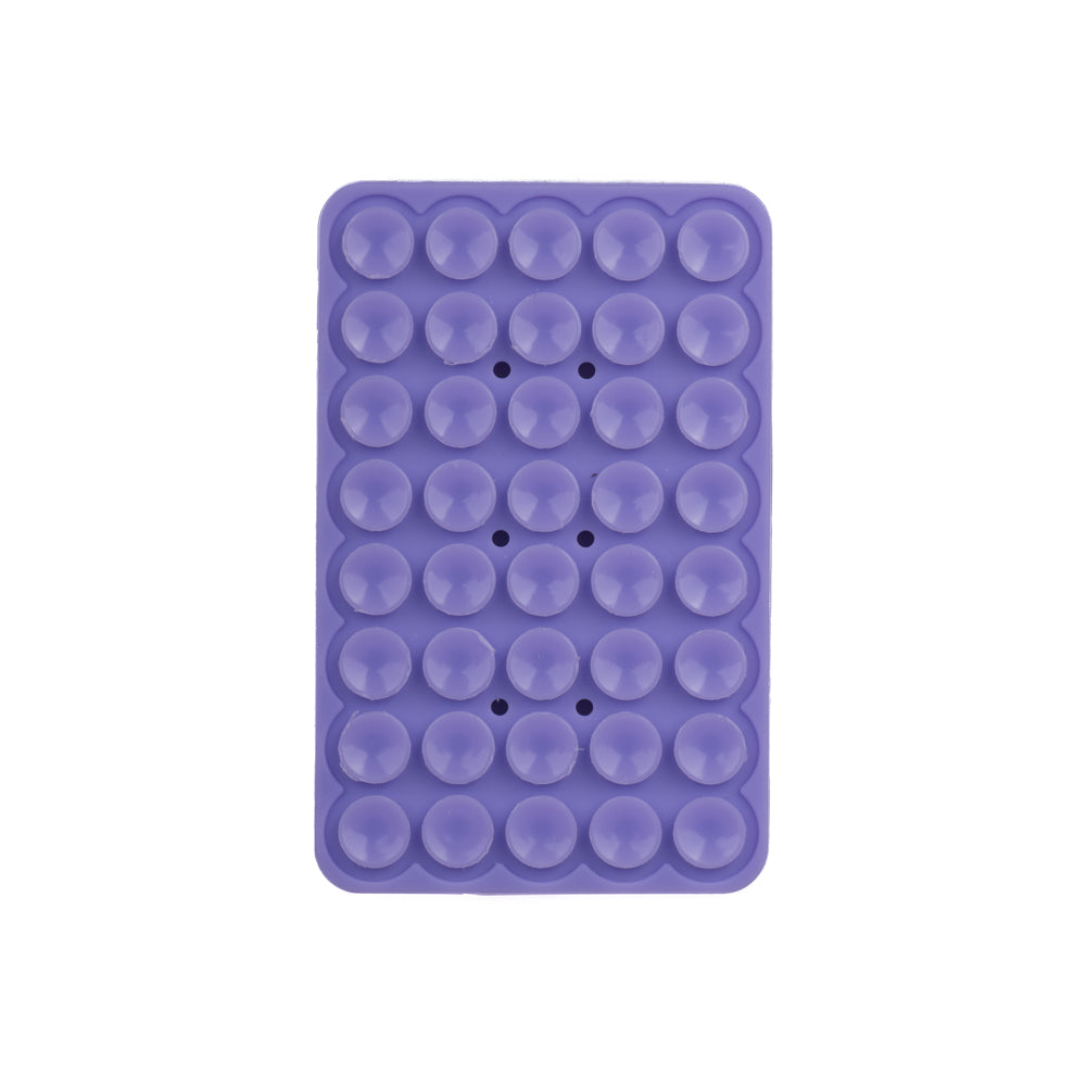 Kare Öpücüklü 01 Silikon Telefon Tutucu Beyaz