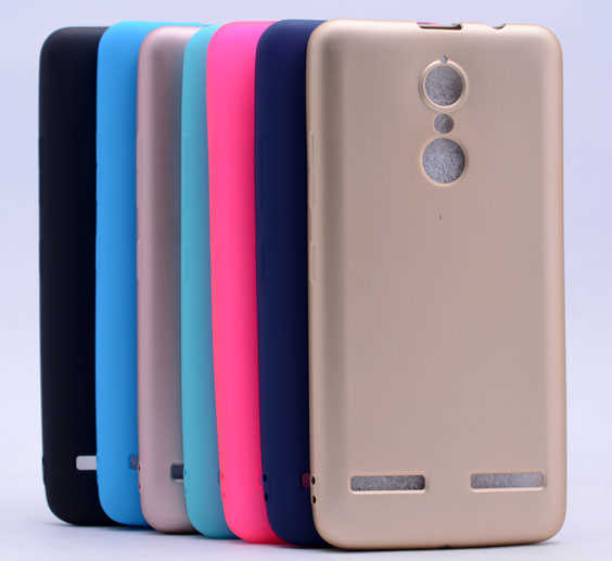 Lenovo K6 Note Kılıf Zore Premier Silikon Kapak Gold