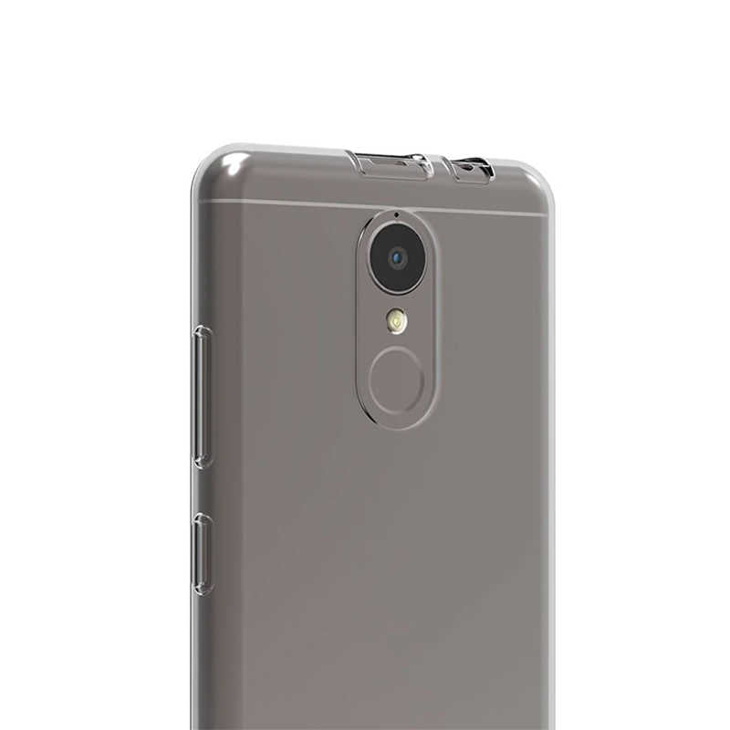 Lenovo K6 Kılıf Zore Süper Silikon Kapak Renksiz