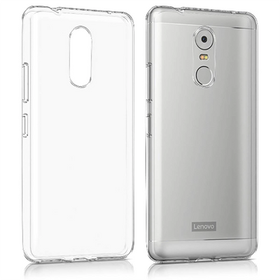 Lenovo K6 Note Kılıf Zore Süper Silikon Kapak Renksiz