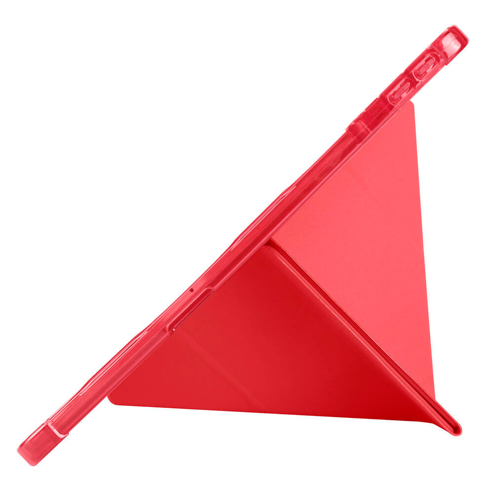 Lenovo M11 TB-330FU Kılıf Zore Tri Folding Kalem Bölmeli Standlı Kılıf Koyu Yeşil