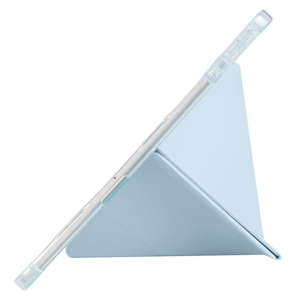 Lenovo M11 TB-330FU Kılıf Zore Tri Folding Kalem Bölmeli Standlı Kılıf Kırmızı