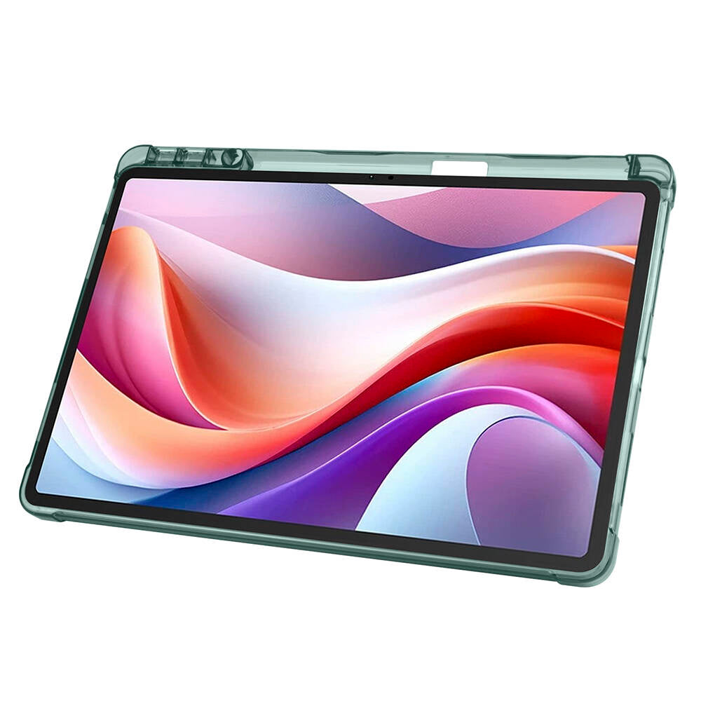 Lenovo M11 TB-330FU Kılıf Zore Tri Folding Kalem Bölmeli Standlı Kılıf Rose Gold