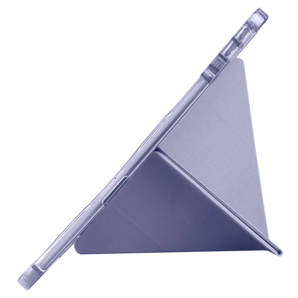 Lenovo M11 TB-330FU Kılıf Zore Tri Folding Kalem Bölmeli Standlı Kılıf Rose Gold