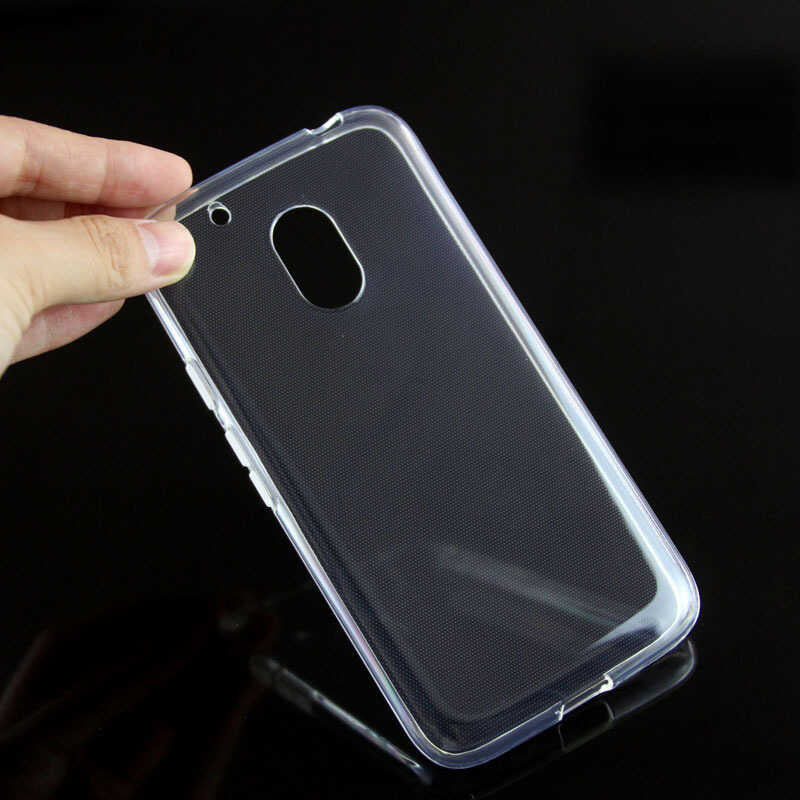 Lenovo Moto G4 Kılıf Zore Süper Silikon Kapak Renksiz