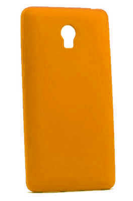 Lenovo Vibe P1M Kılıf Zore Premier Silikon Kapak Turuncu