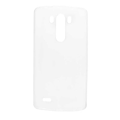 LG G3 Kılıf Zore Süper Silikon Kapak Renksiz