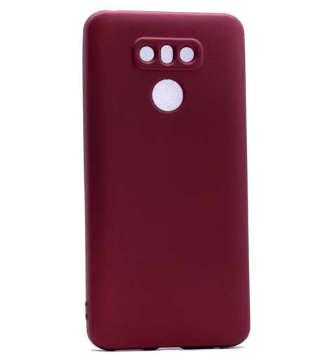 LG G6 Kılıf Zore Premier Silikon Kapak Bordo