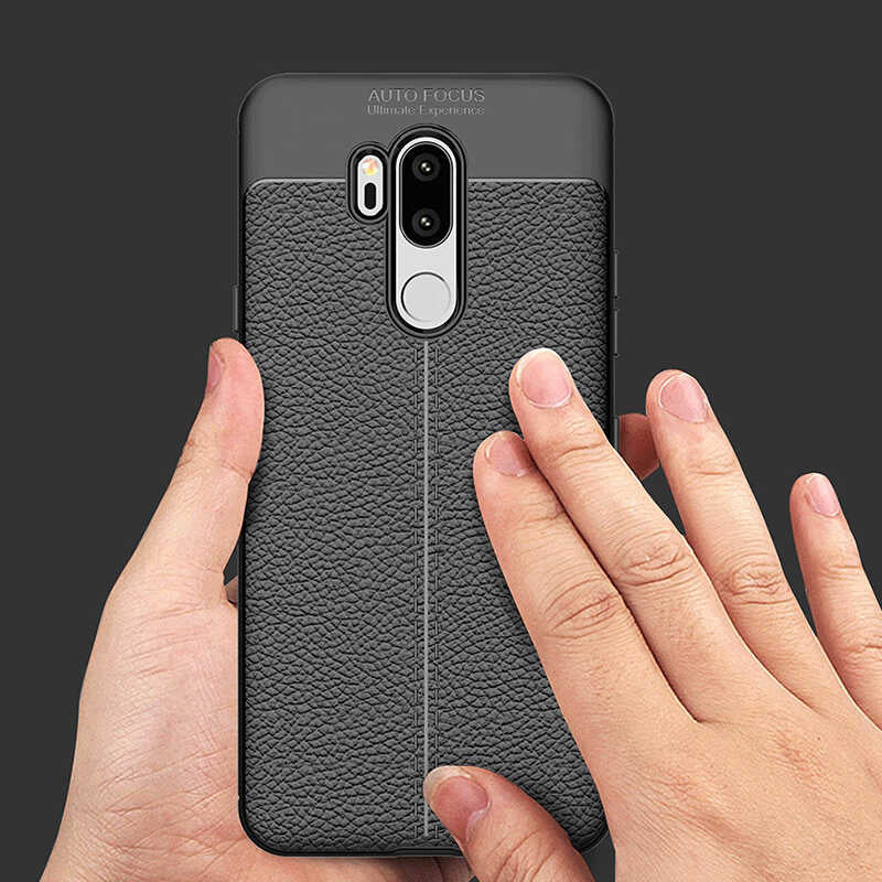 LG G7 Kılıf Zore Niss Silikon Kapak Kırmızı