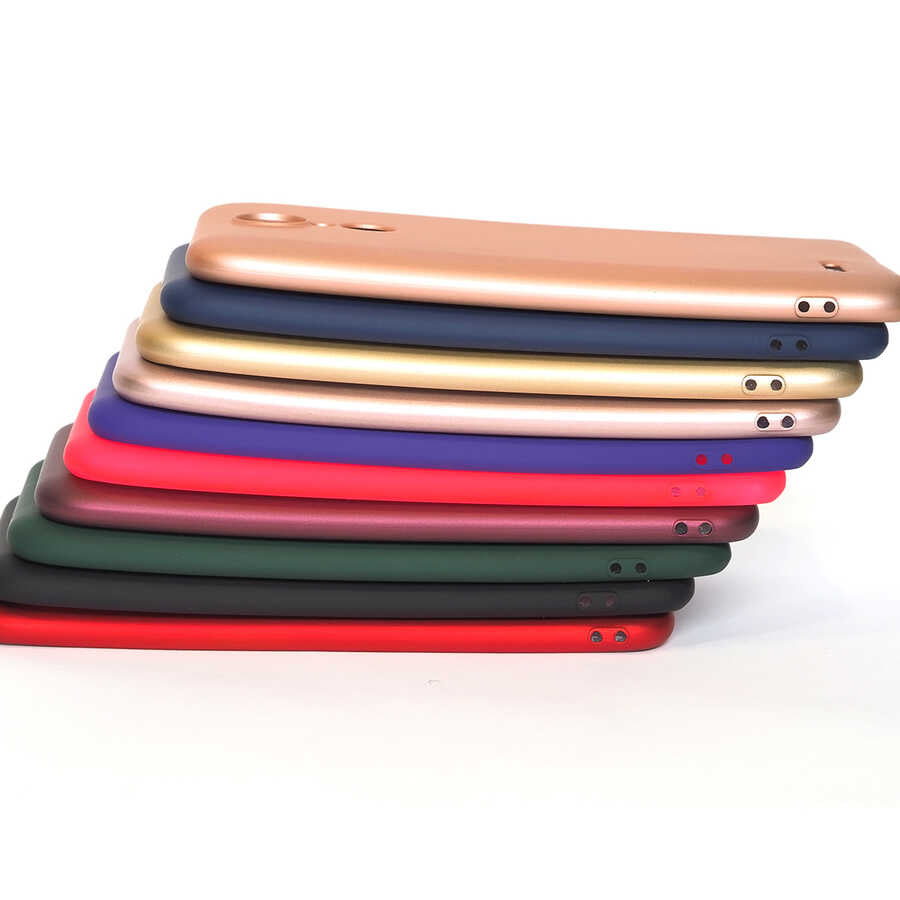 LG K10 2017 Kılıf Zore Premier Silikon Kapak Rose Gold