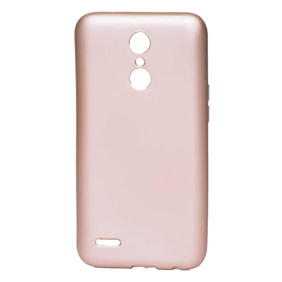 LG K10 2017 Kılıf Zore Premier Silikon Kapak Rose Gold
