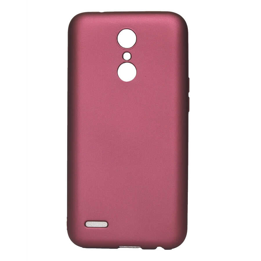 LG K10 2017 Kılıf Zore Premier Silikon Kapak Mürdüm
