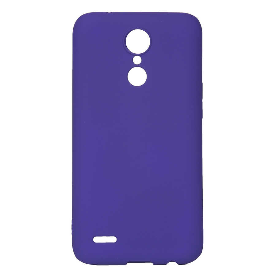 LG K10 2017 Kılıf Zore Premier Silikon Kapak Mor