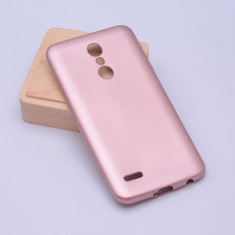 LG K11 Kılıf Zore Premier Silikon Kapak Rose Gold
