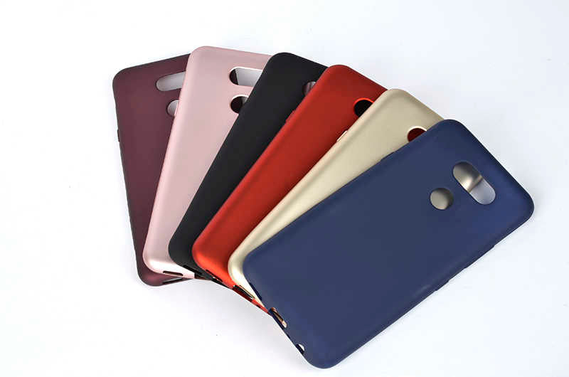 LG K40S Kılıf Zore Premier Silikon Kapak Saks Mavi