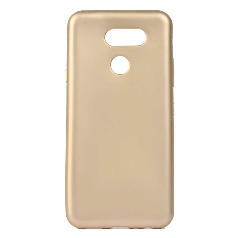 LG K40S Kılıf Zore Premier Silikon Kapak Gold