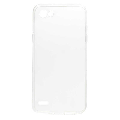 LG Q6 Kılıf Zore Süper Silikon Kapak Renksiz
