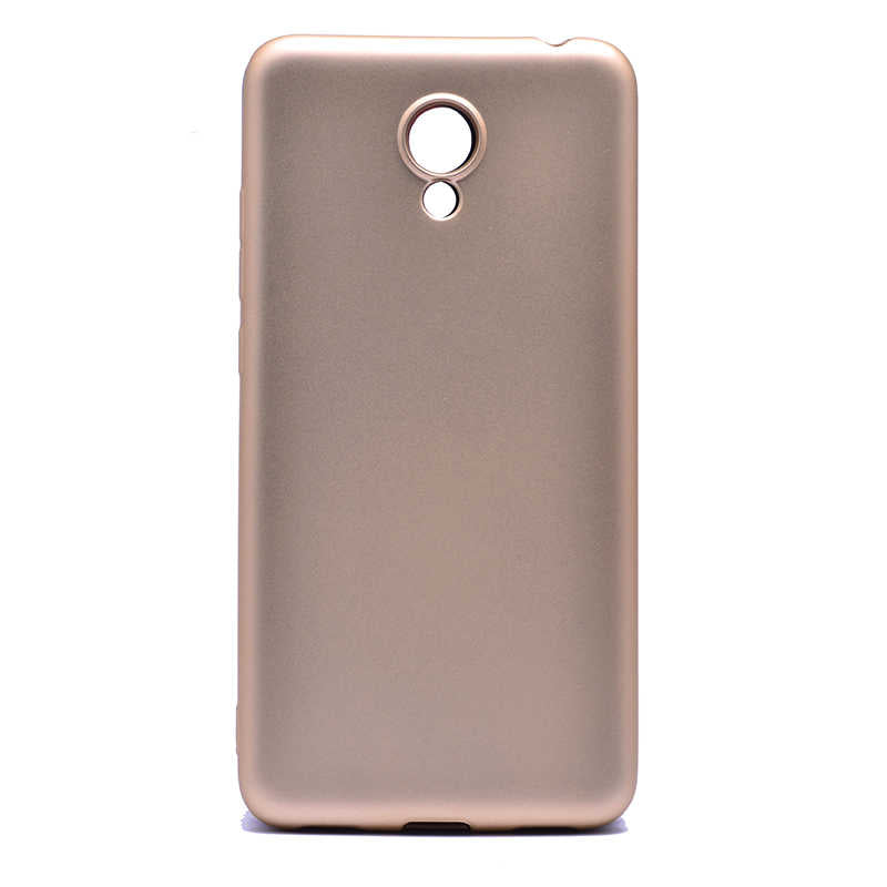 Meizu M6 Kılıf Zore Premier Silikon Kapak Gold