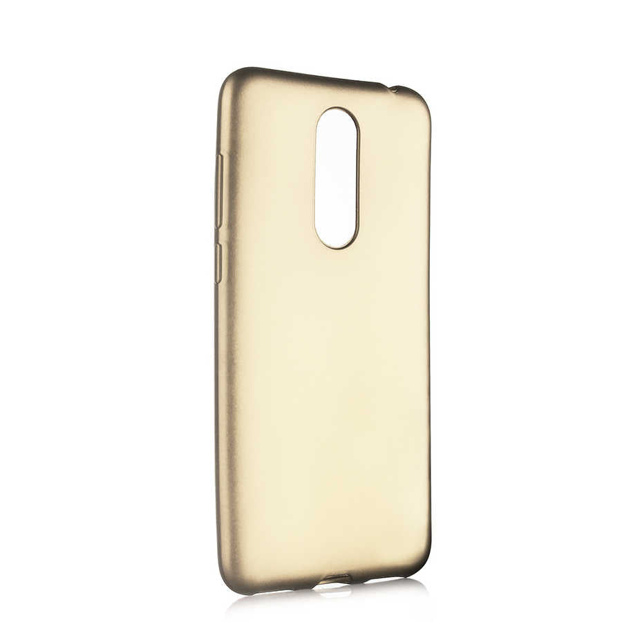 Meizu M6T Kılıf Zore Premier Silikon Kapak Gold
