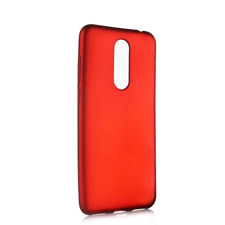 Meizu M6T Kılıf Zore Premier Silikon Kapak Kırmızı