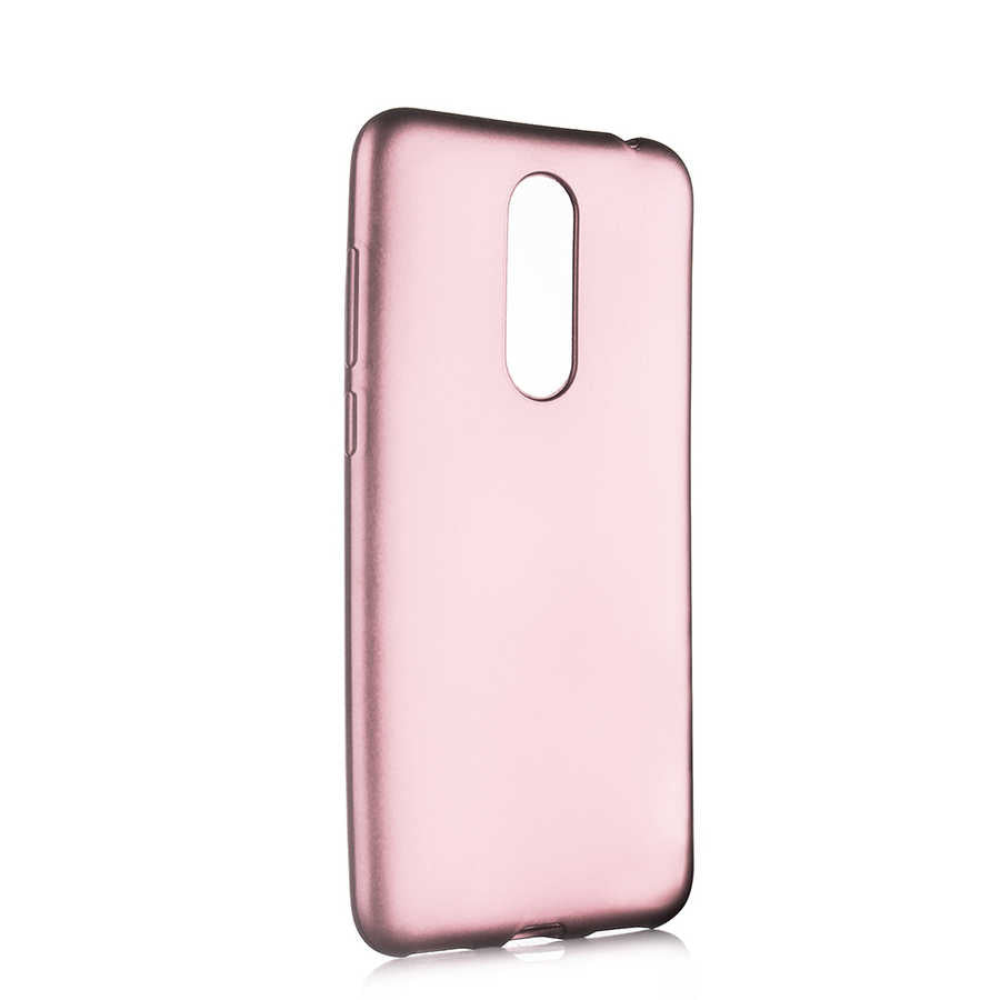 Meizu M6T Kılıf Zore Premier Silikon Kapak Rose Gold