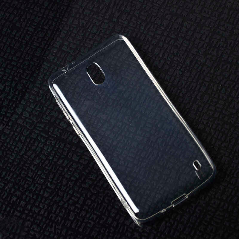 Nokia 2 Kılıf Zore Süper Silikon Kapak Renksiz