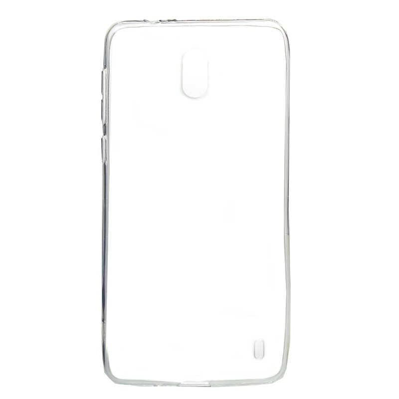 Nokia 2 Kılıf Zore Süper Silikon Kapak Renksiz