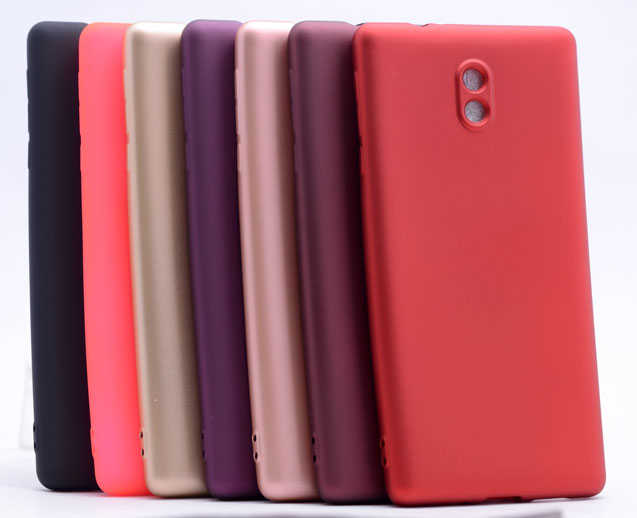 Nokia 3 Kılıf Zore Premier Silikon Kapak Lacivert