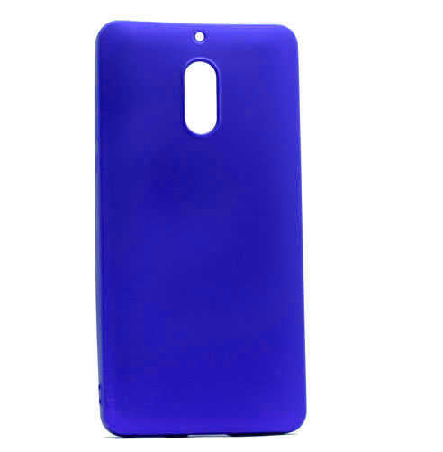 Nokia 6 Kılıf Zore Premier Silikon Kapak Saks Mavi