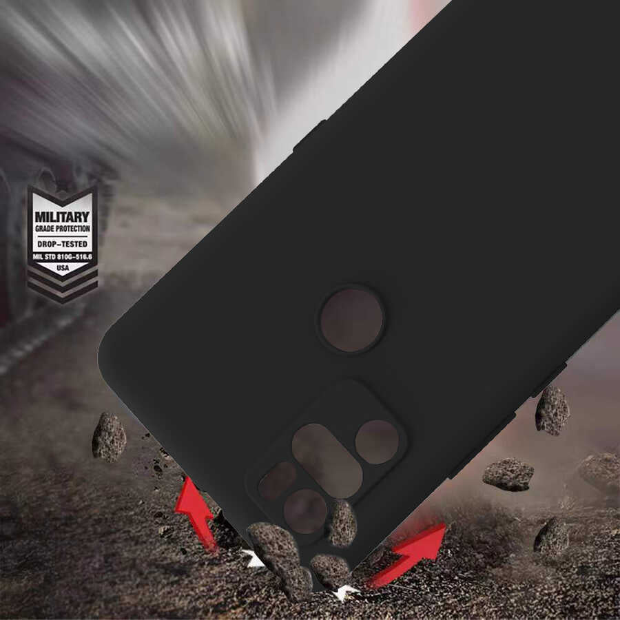 Omix X500 Kılıf Zore Biye Silikon Kırmızı