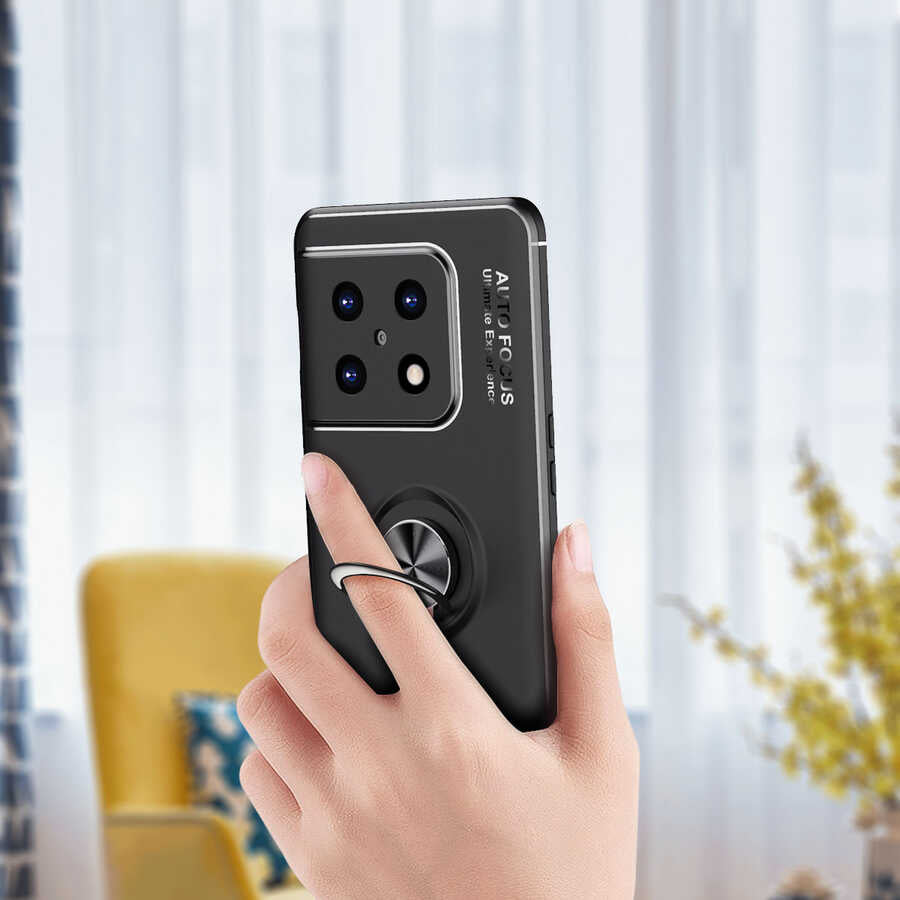 One Plus 10 Pro Kılıf Zore Ravel Silikon Kapak Kırmızı