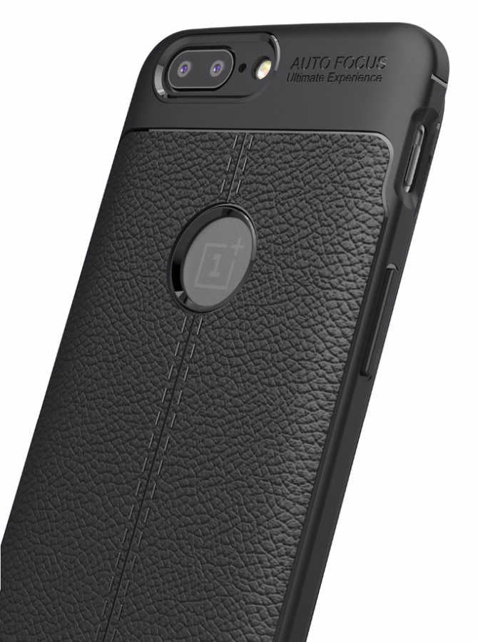 One Plus 5 Kılıf Zore Niss Silikon Kapak Gri