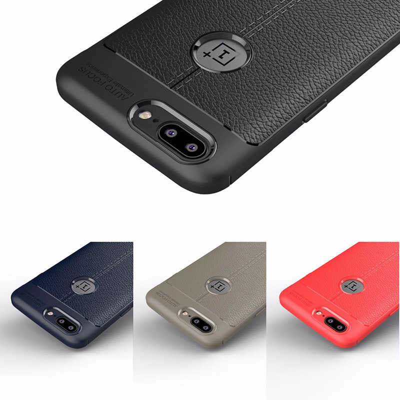 One Plus 5 Kılıf Zore Niss Silikon Kapak Gri