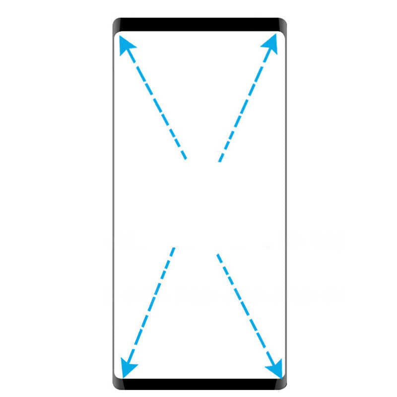 One Plus 8 Pro Zore Süper Pet Ekran Koruyucu Jelatin Siyah