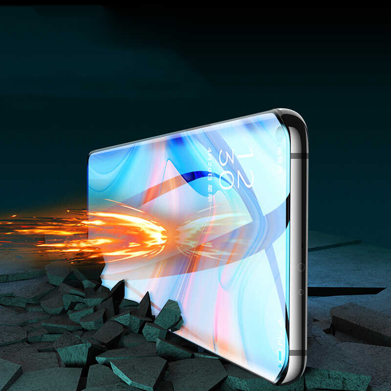 One Plus 8 Pro Zore Süper Pet Ekran Koruyucu Jelatin Siyah