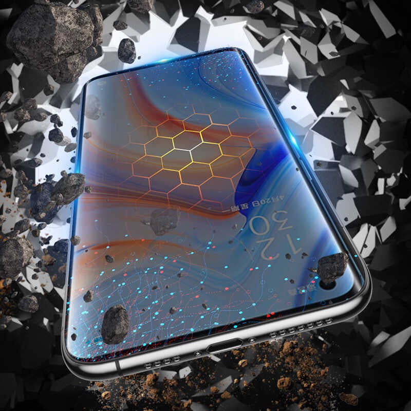 One Plus 8 Pro Zore Süper Pet Ekran Koruyucu Jelatin Siyah