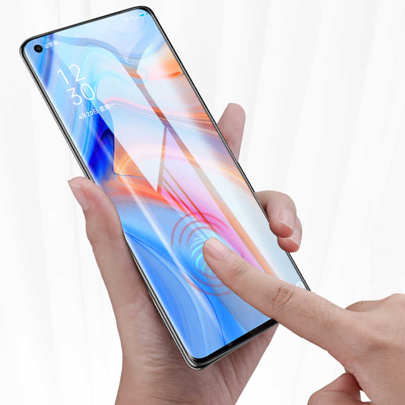 One Plus 8 Pro Zore Süper Pet Ekran Koruyucu Jelatin Siyah