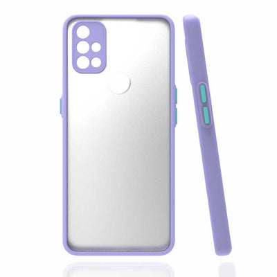 One Plus Nord N10 5G Kılıf Zore Hux Kapak Lila