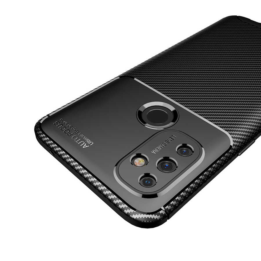 One Plus Nord N100 Kılıf Zore Negro Silikon Kapak Siyah