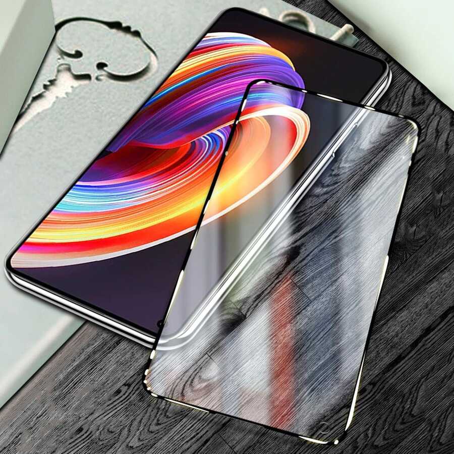 One Plus Nord N100 Zore Kenarları Kırılmaya Dayanıklı Cam Ekran Koruyucu Siyah