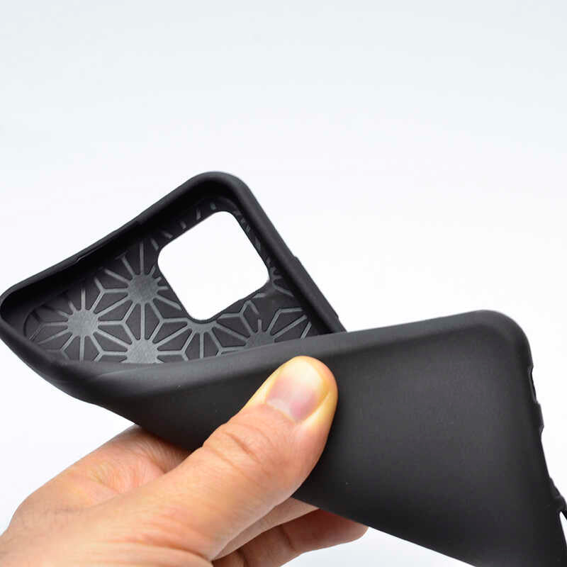 Oppo A15 Kılıf Zore Biye Silikon Mor