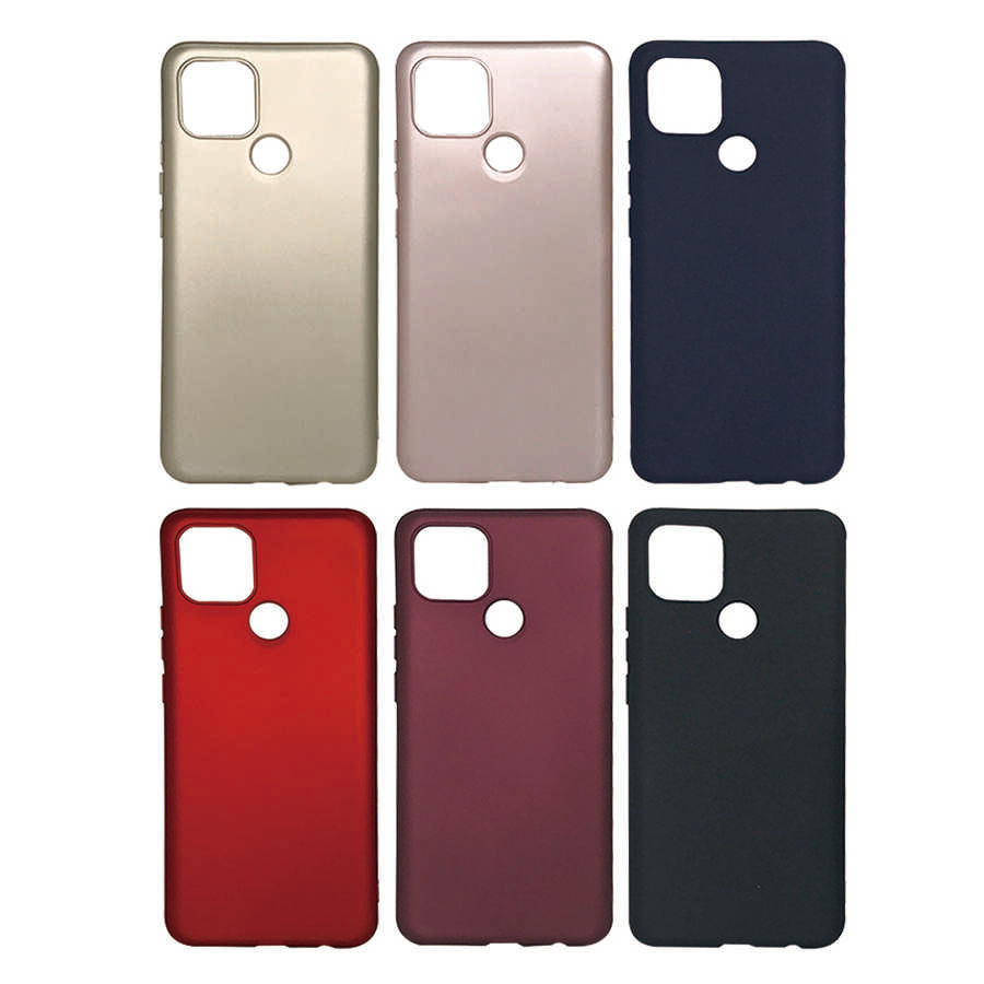 Oppo A15 Kılıf Zore Premier Silikon Kapak Gold