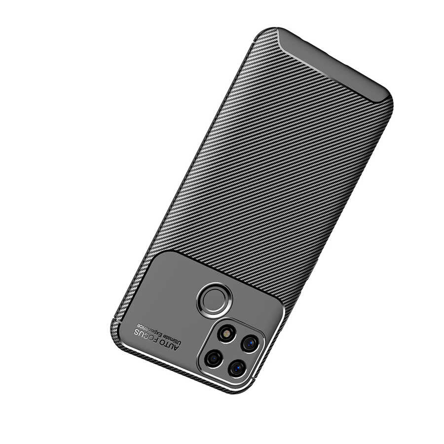 Oppo A15S Kılıf Zore Negro Silikon Kapak Lacivert