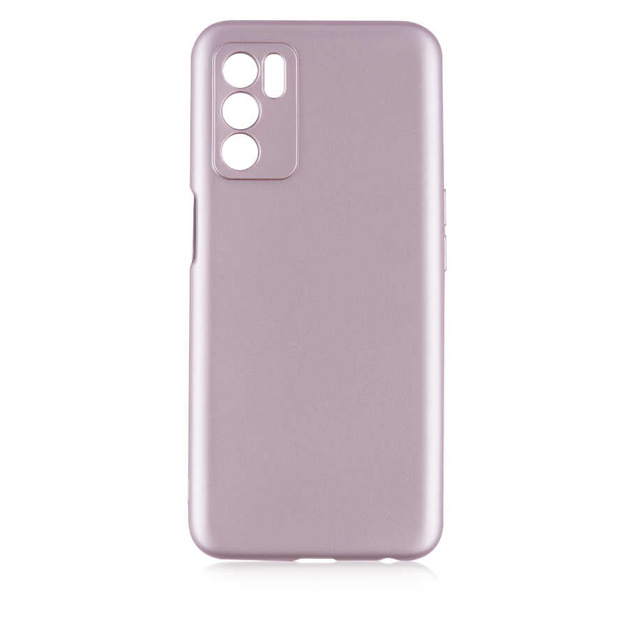 Oppo A16 Kılıf Zore Premier Silikon Kapak Rose Gold