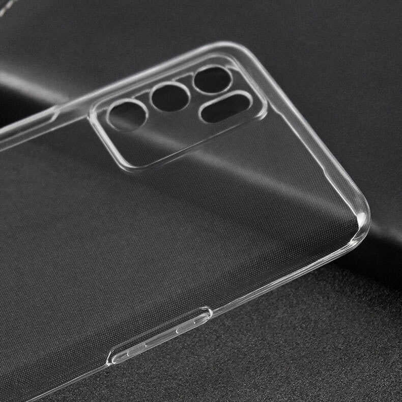 Oppo A16 Kılıf Zore Süper Silikon Kapak Renksiz