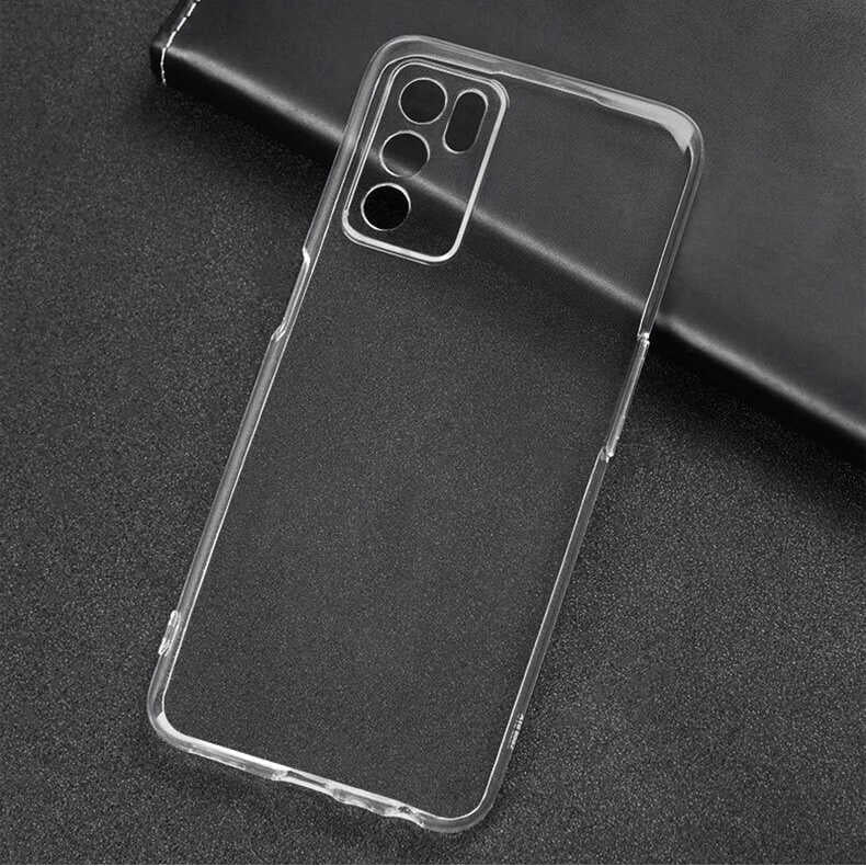 Oppo A16 Kılıf Zore Süper Silikon Kapak Renksiz